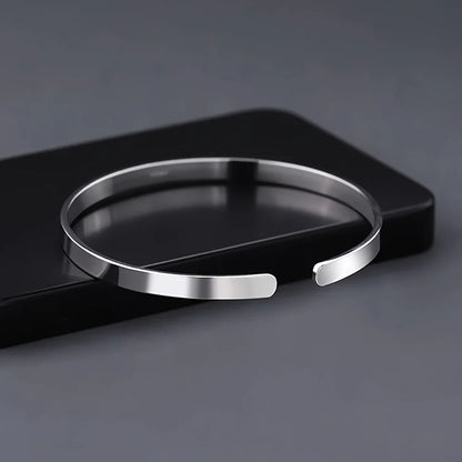 Men's Minimalist Stainless Steel Cuff