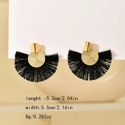 Bohemian Tassel Statement Earrings