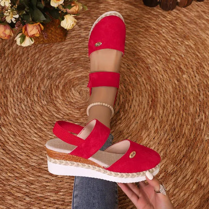 Espadrille Wedge Platform Sandals