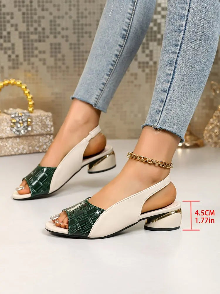 Elegant Mid-Heel Sandals