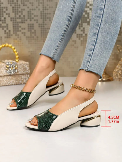 Elegant Mid-Heel Sandals