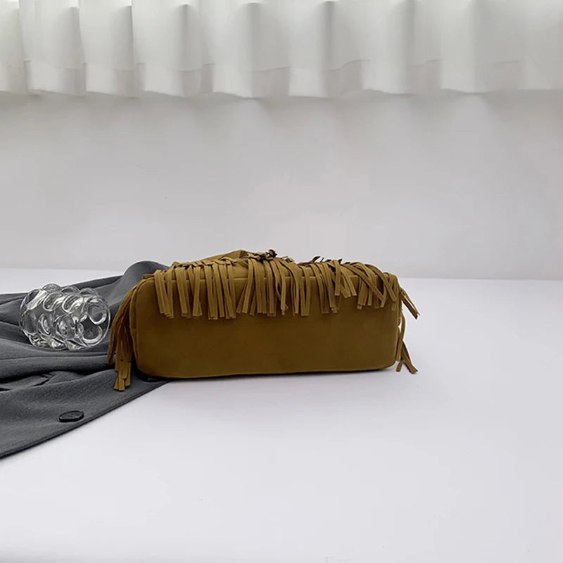 The Muse Soft Fringe Hobo Bag