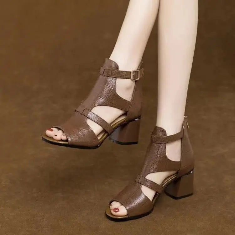 Ankle Strap Gladiator Flats