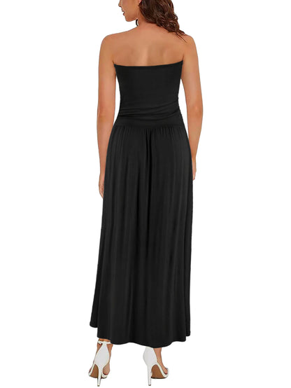 Strapless Flared Jumpsuit Women