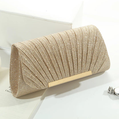 Luxury Shimmer Envelope Clutch