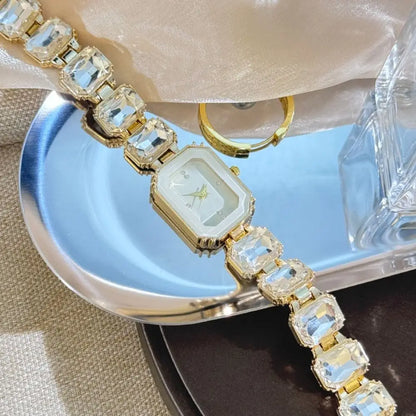 Elegant Women Rectangle Dial Watch