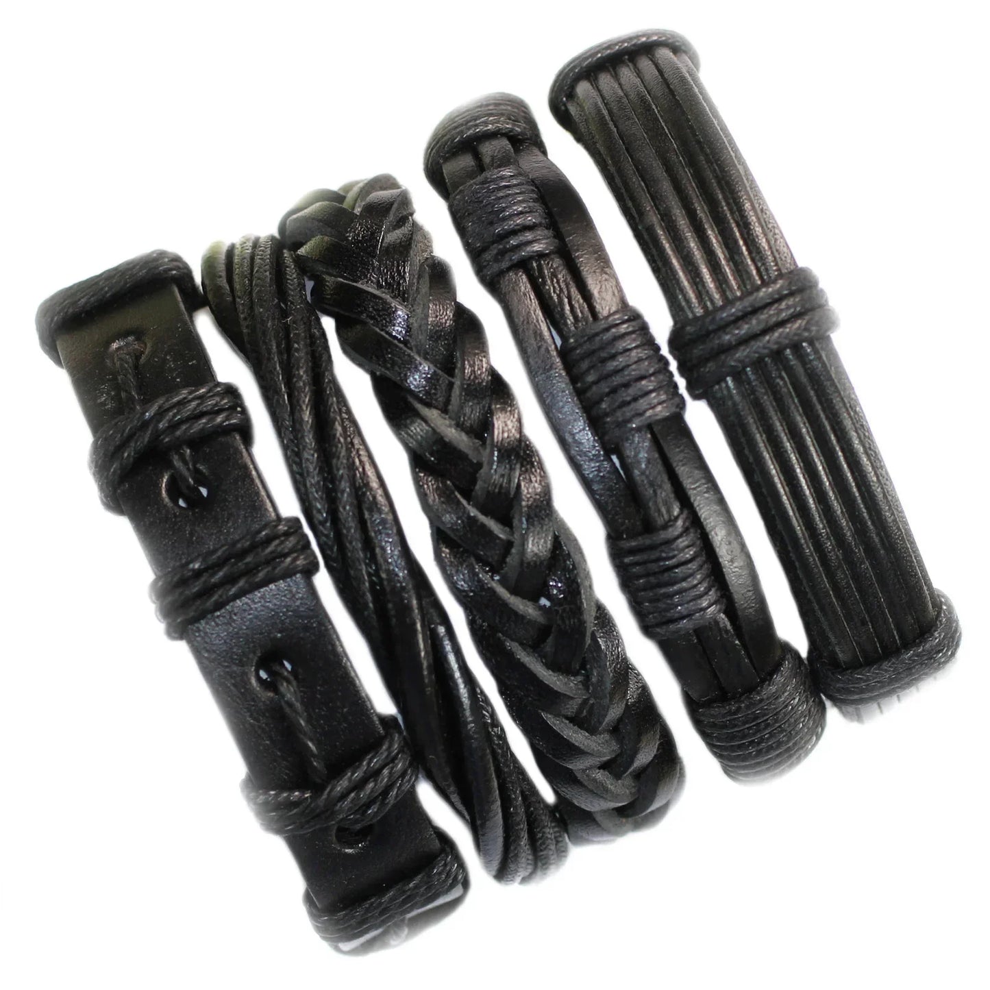 Multilayer Men's Leather Bracelets