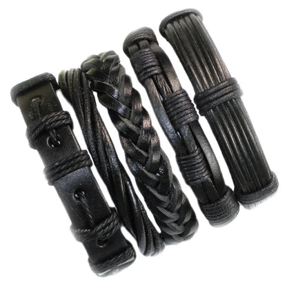 Multilayer Men's Leather Bracelets
