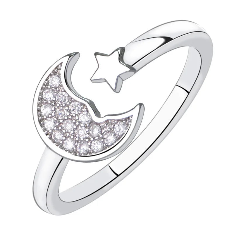 Exquisite Adjustable Sterling Silver Ring