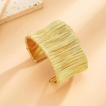 Adjustable Wide Arm Bracelet