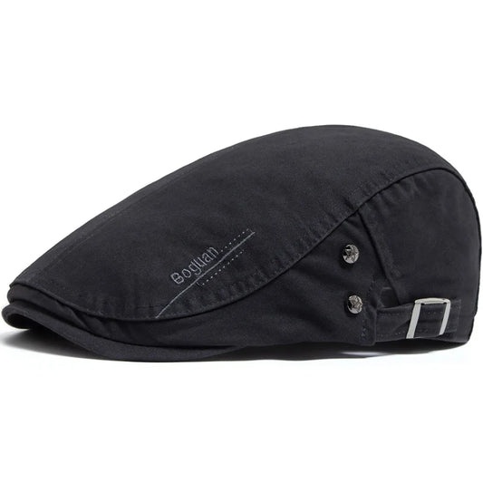 Heritage Cotton Adjustable Newsboy Beret