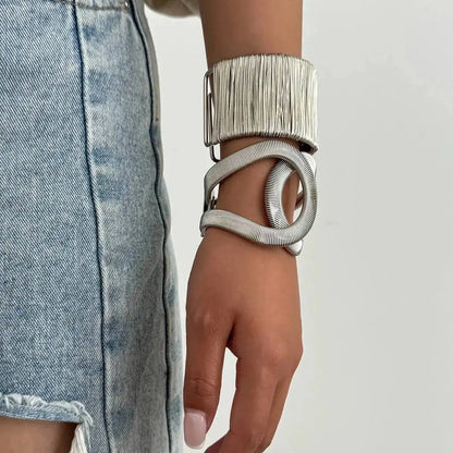 Adjustable Wide Arm Bracelet