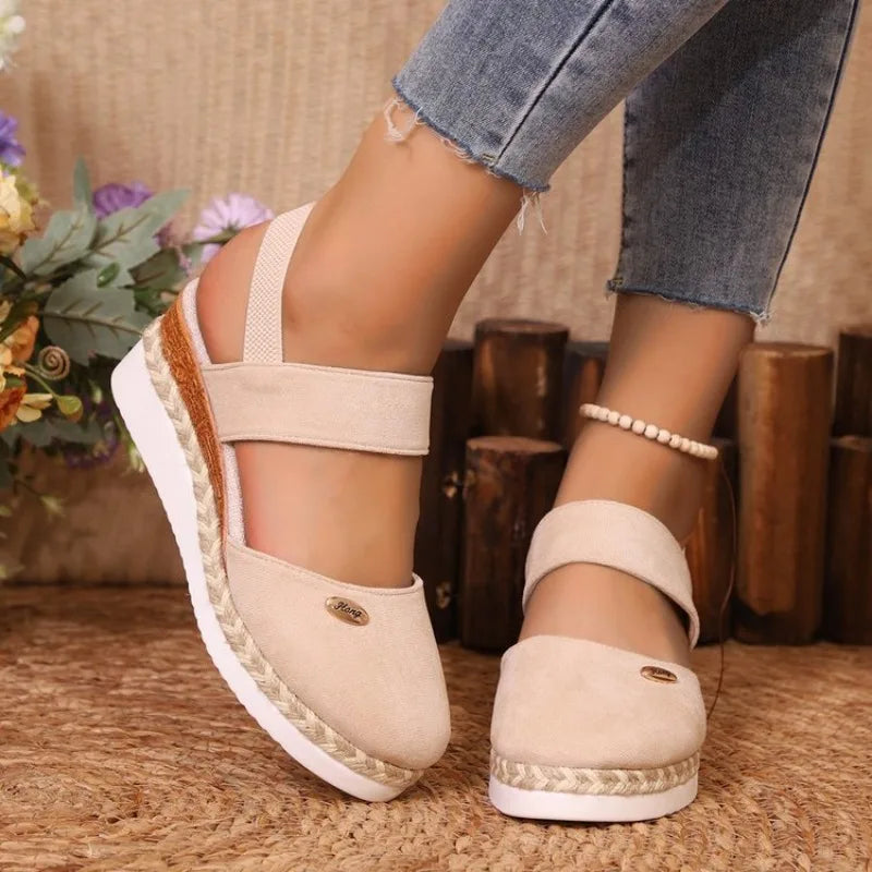 Espadrille Wedge Platform Sandals