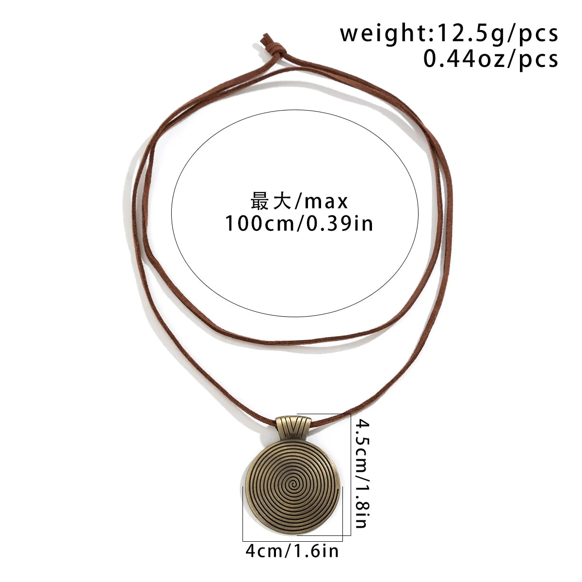 Genuine Leather Statement Necklace