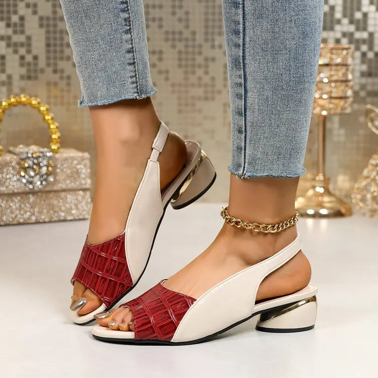 Elegant Mid-Heel Sandals