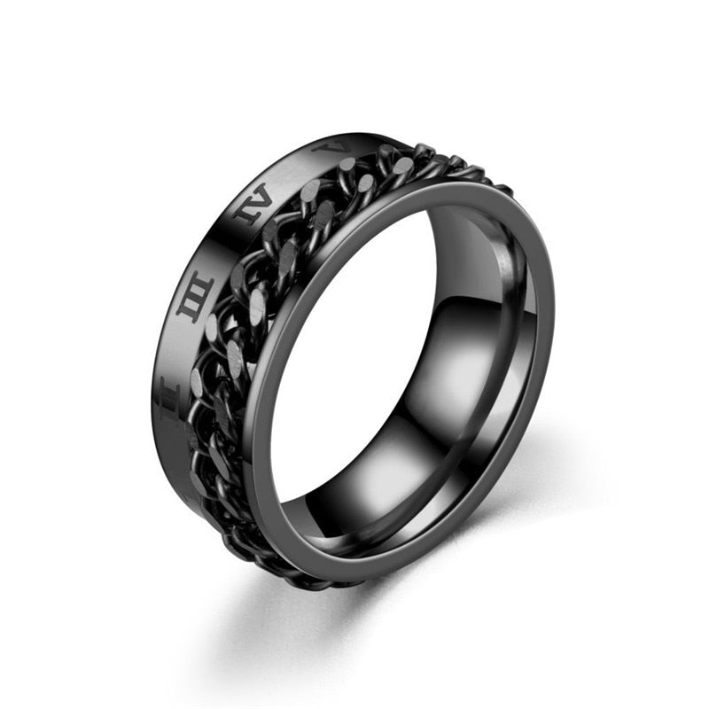 Cool Spin Chain Ring for Men - ProLyf Styles