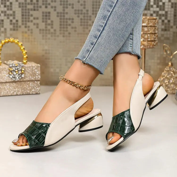 Elegant Mid-Heel Sandals