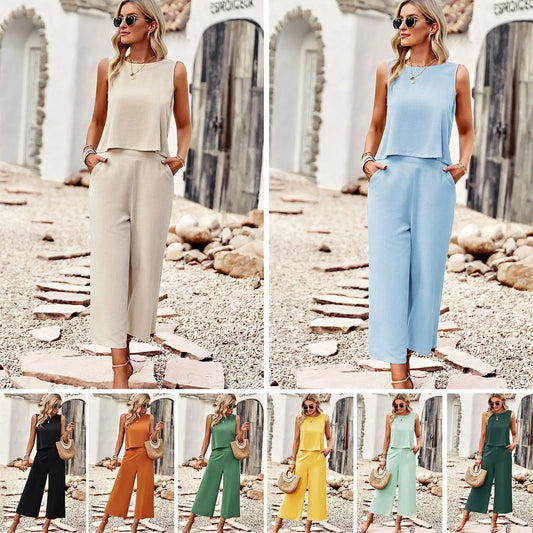 Women's Chic Two-Piece Summer Set