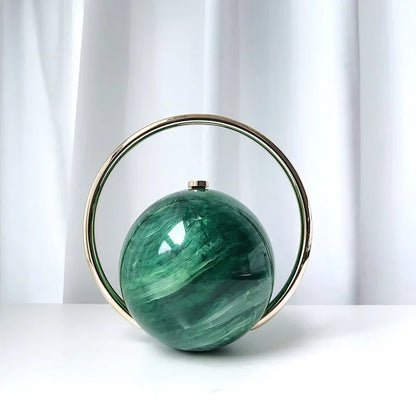  The Orb Marble Sphere Clutch