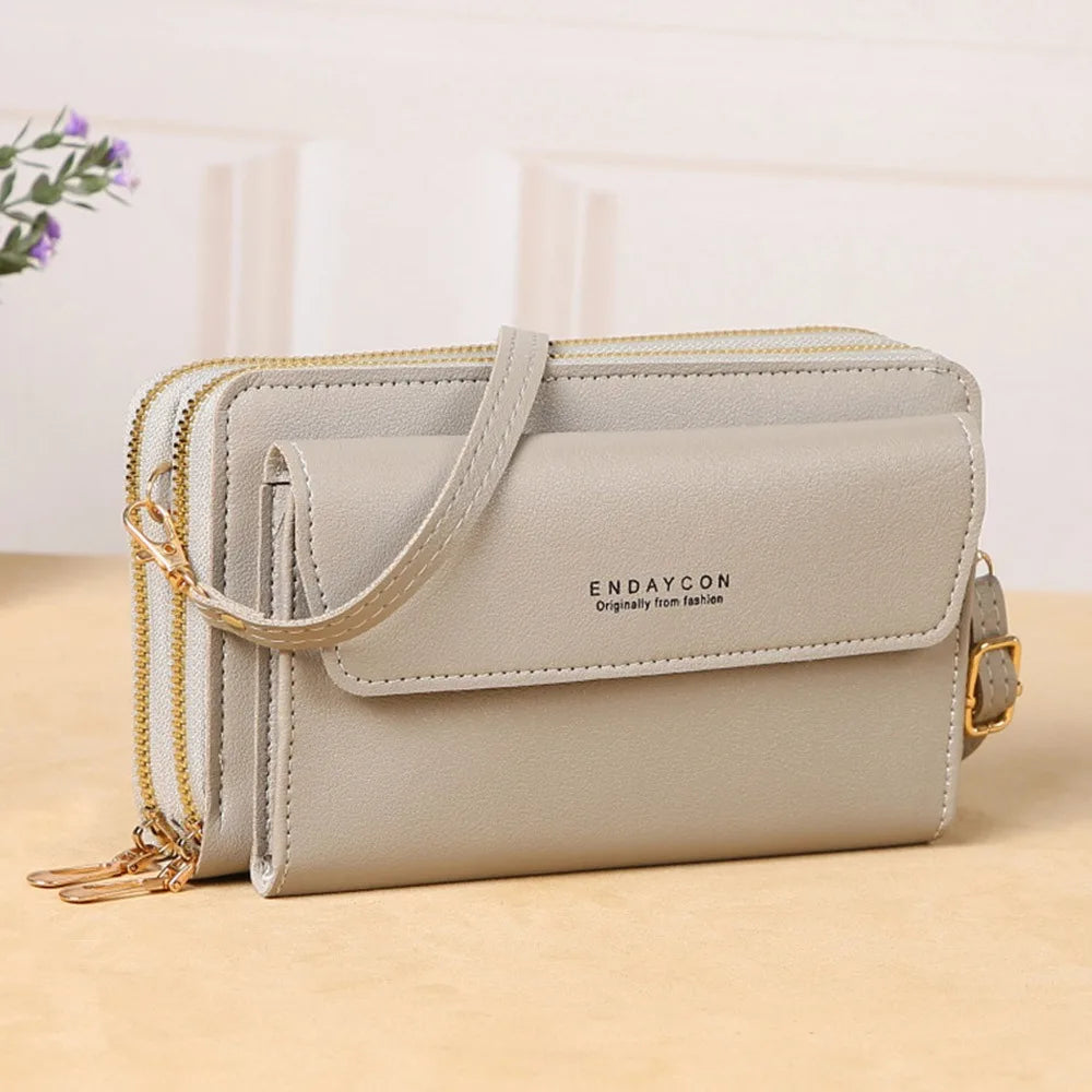 The Minimalist Multi-Compartment Crossbody Phone Wallet