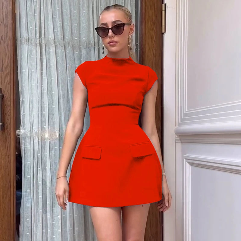 Elegant Summer Mini Dress ProLyf Styles Elegant Summer Mini Dress ProLyf Styles