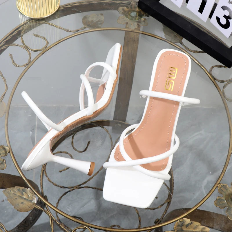 Square Toe Stiletto Heels