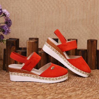 Casual Chic Gladiator Wedges