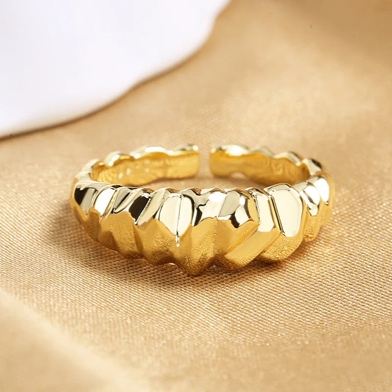 Exquisite Adjustable Sterling Silver Ring