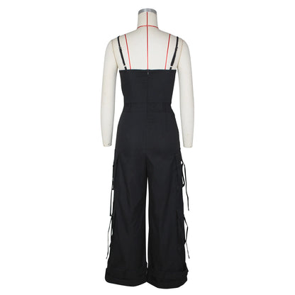 Elegant Mid Waist Jumpsuit