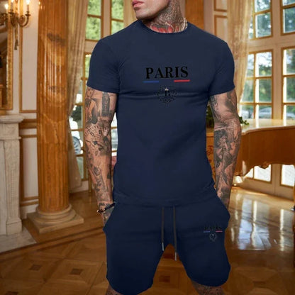 Men’s Casual Shorts Set Tracksuit
