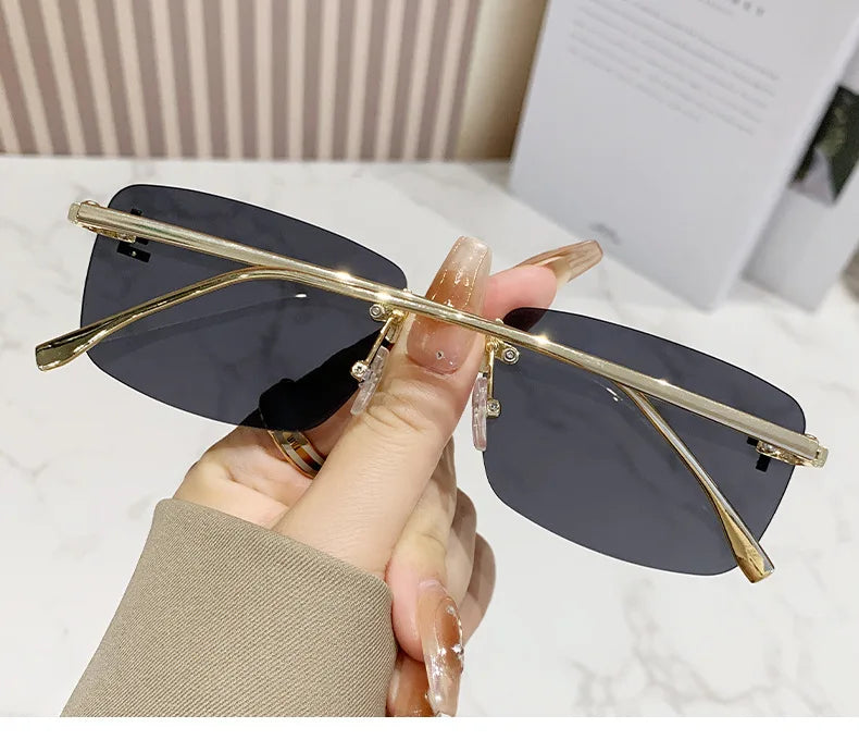 New Trend Rimless Sunglasses