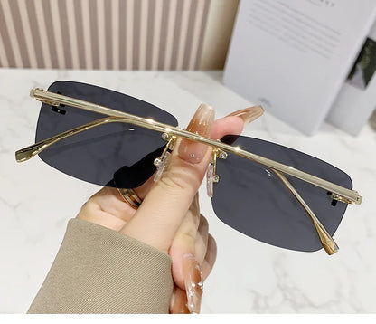 New Trend Rimless Sunglasses