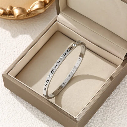 Roman Numeral Statement Bracelet