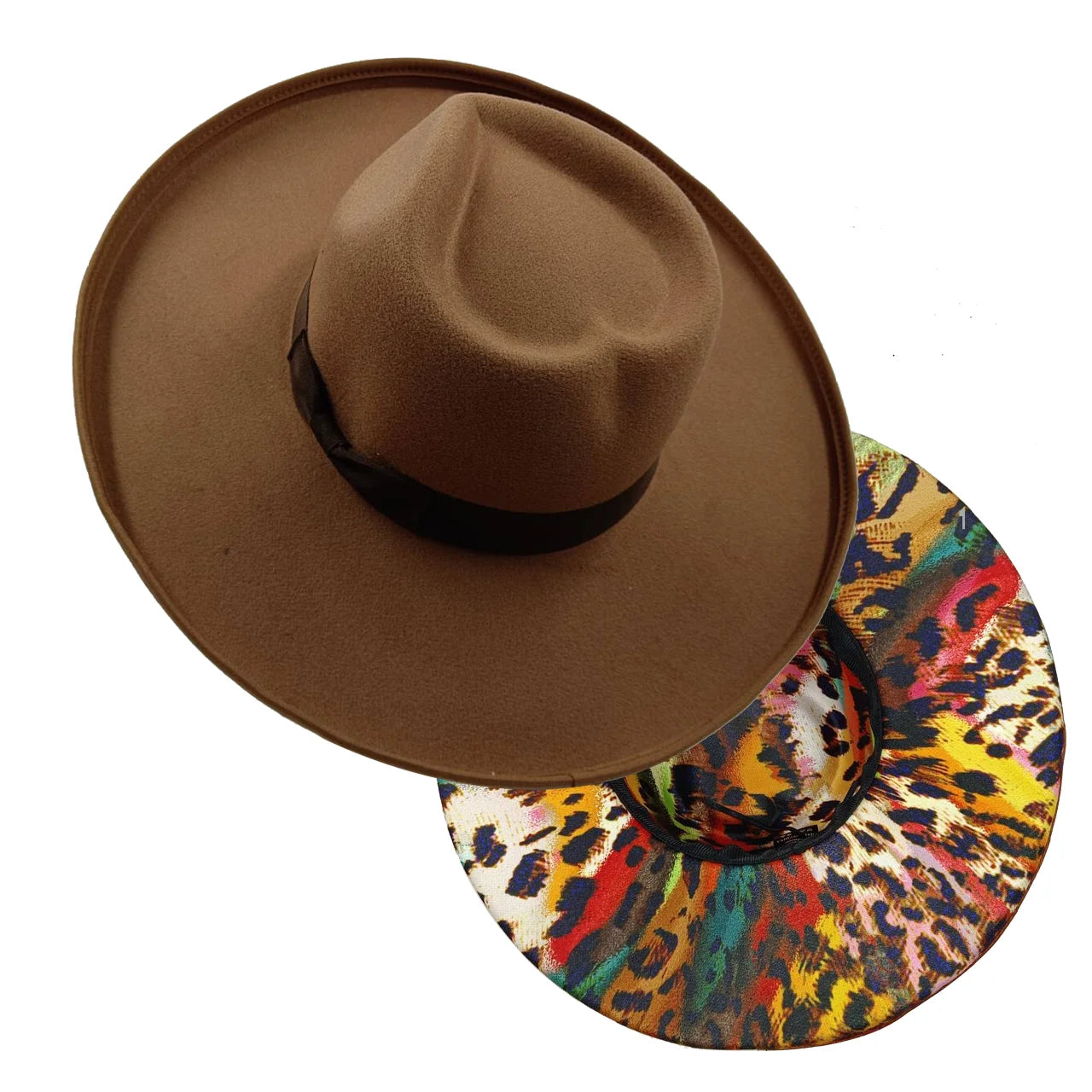 Unisex Wide Brim Fedora Hats