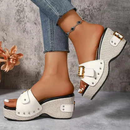 Square Platform Sandals