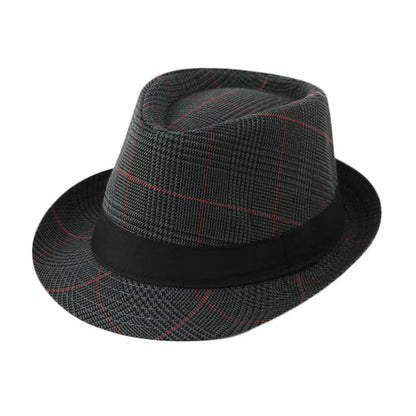 Classic Linen Fedora Hat