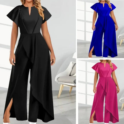 Women's Elegant Wide Leg Jumpsuit