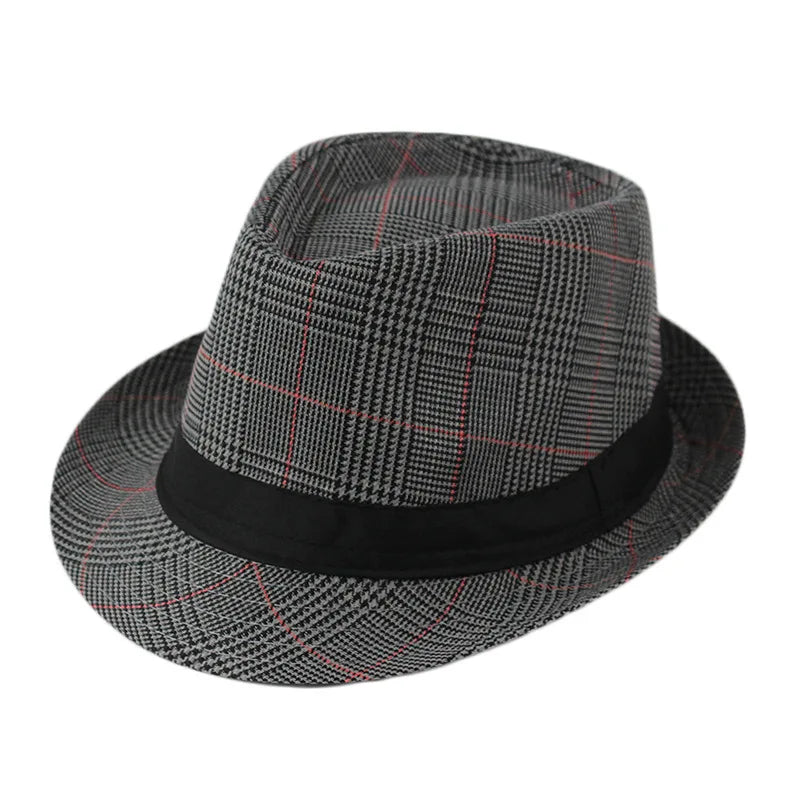 Classic Linen Fedora Hat