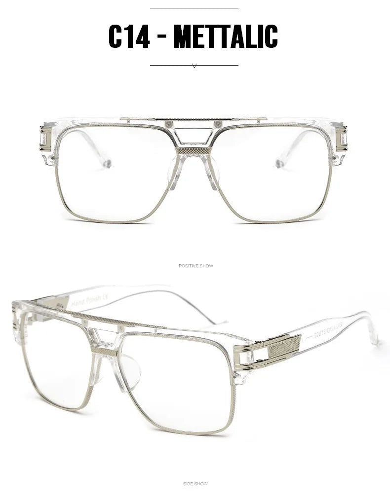 Men's Square Designer Sunglass