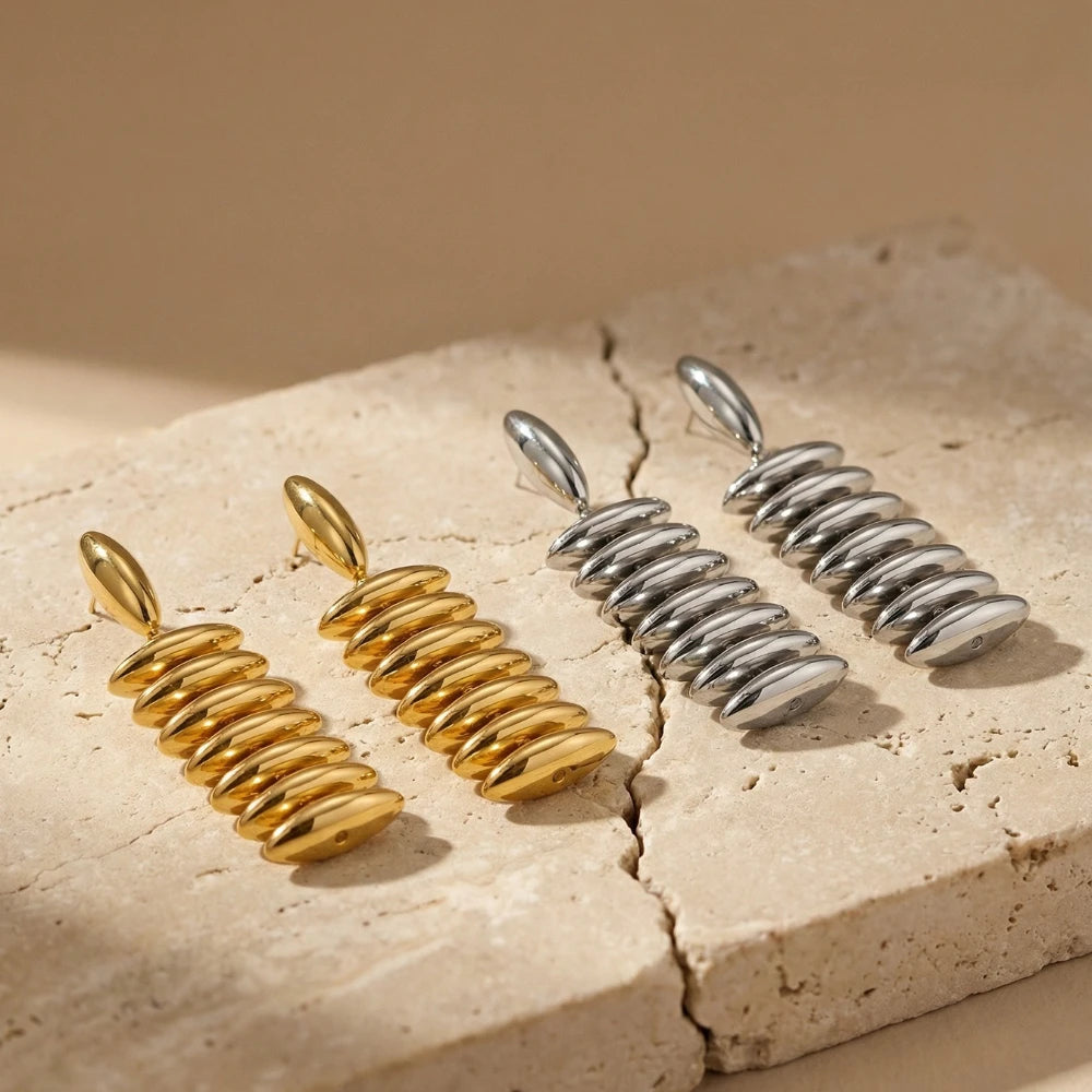 Sculptural Gold Beaded Jewelry Collection