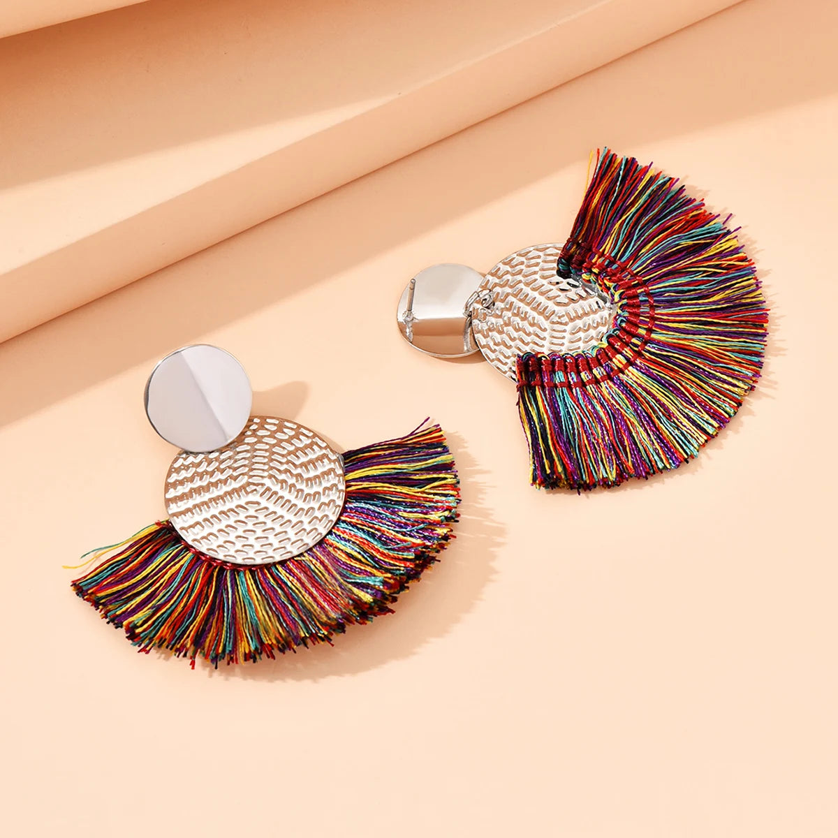 Bohemian Tassel Statement Earrings