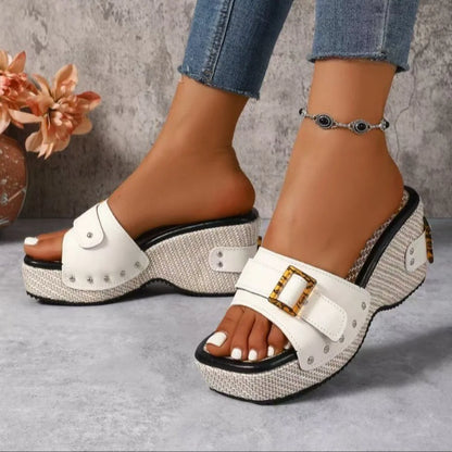 Square Platform Sandals