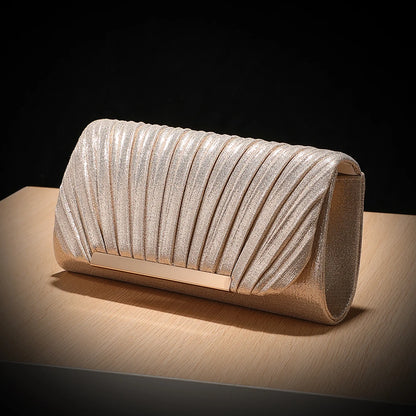 Luxury Shimmer Envelope Clutch