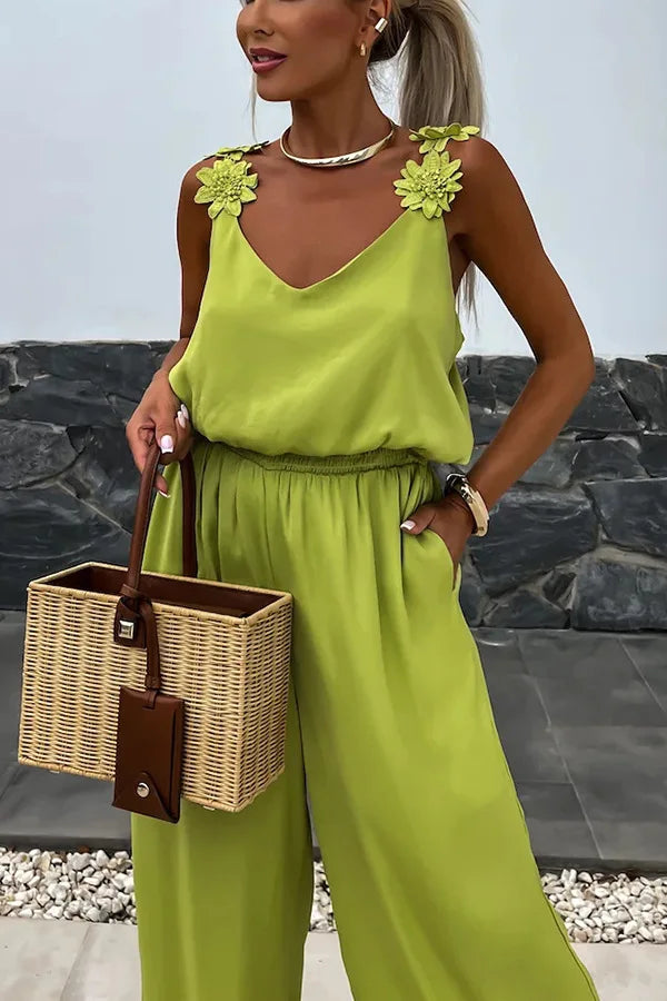 Bohemian Sleeveless Summer Jumpsuit