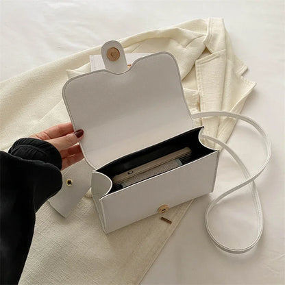 Structured Buckle Top-Handle Mini Bag