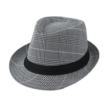 Classic Linen Fedora Hat