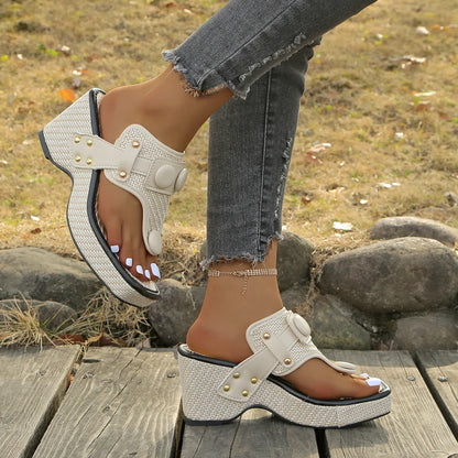 Square Platform Sandals
