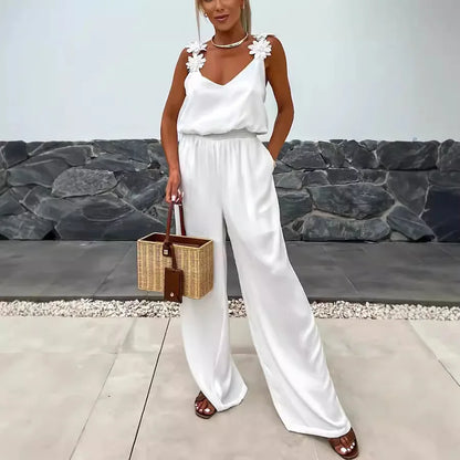 Bohemian Sleeveless Summer Jumpsuit