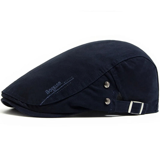 Heritage Cotton Adjustable Newsboy Beret
