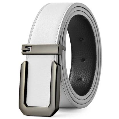 Sleek Automatic Leather Belt